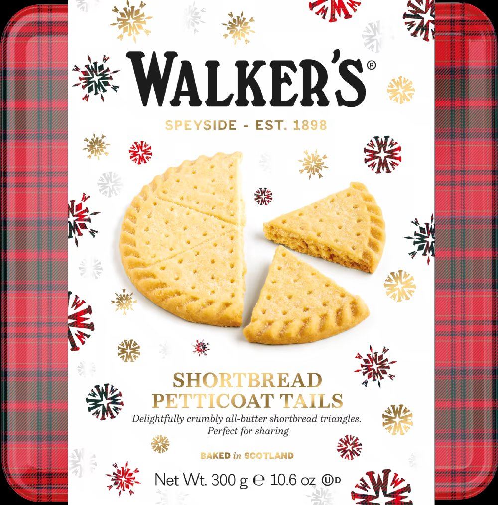 WALKER'S Shortbread Petticoat Tails - Tin 300g