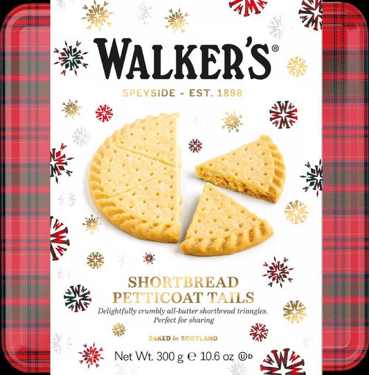 WALKER'S Shortbread Petticoat Tails - Tin 300g