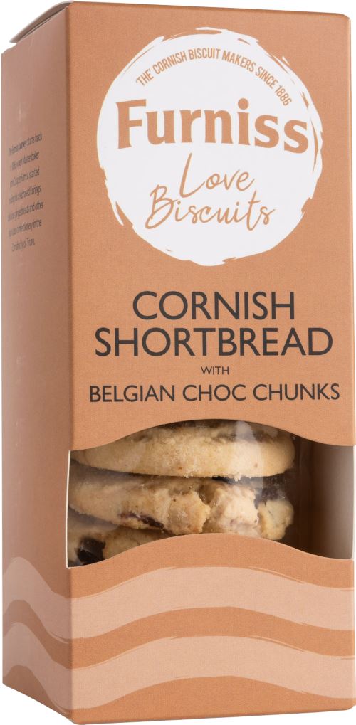 FURNISS CORNISH SHORTBREAD WITH BELGIAN CHOC CHUNKS 200G