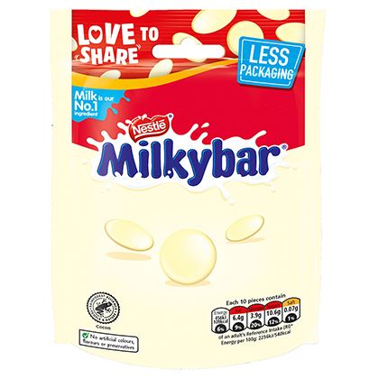 Milkybar Buttons Pouch Bag