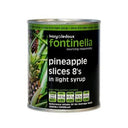Fontinella Pineapple Slices in Syrup (Case of 6)