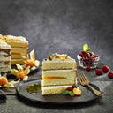 Premium Selection Mango & Passionfruit 4 Layer Gateau Pre-Cut