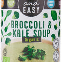 FREE AND EASY Organic Broccoli & Kale Soup 400g - 1 Case