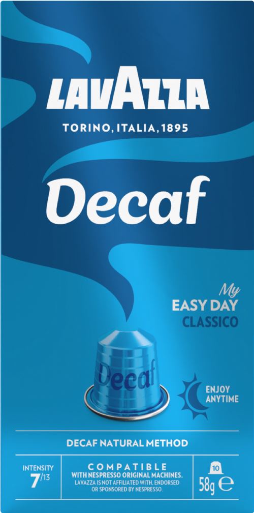 LAVAZZA Decaffeinated Nespresso Compatible Capsules 58g
