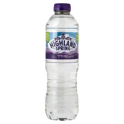 Highland Spring Still Spring Water rPET Bottle