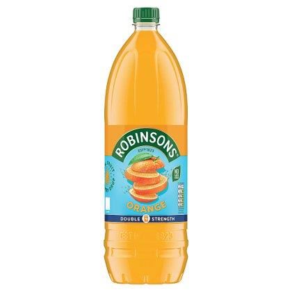 Robinsons No Added Sugar Double Strength Orange 1.75L (Case of 2)
