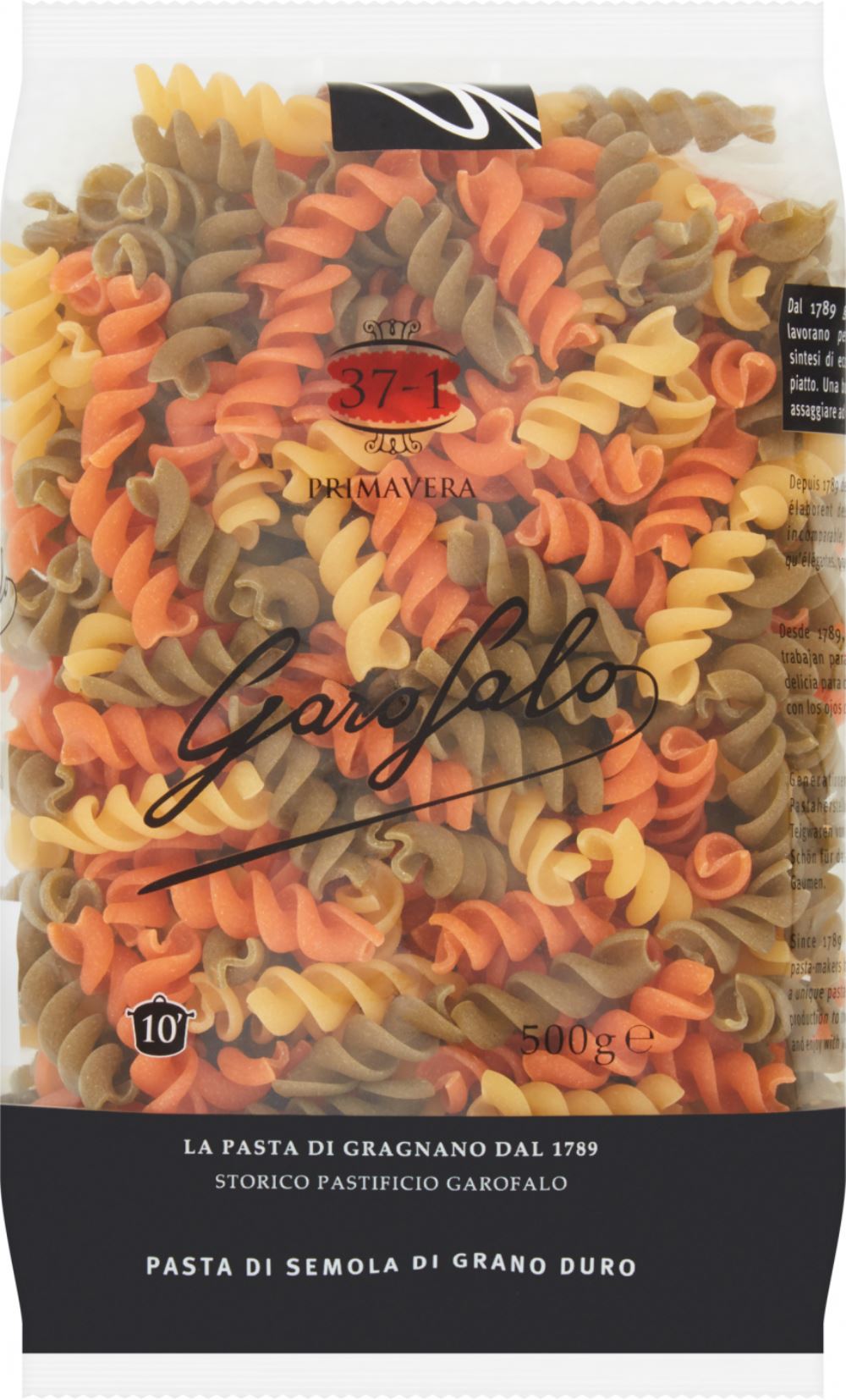 GAROFALO Fusilli Primavera 500g - 1 Case