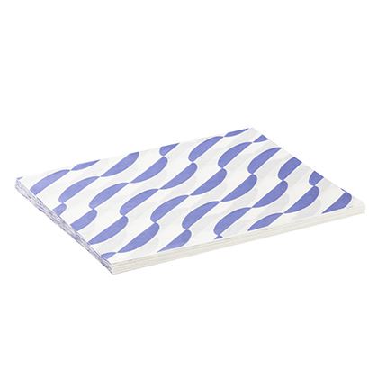 Burger Wrap Blue Stripe 250x320mm (Case of 1)