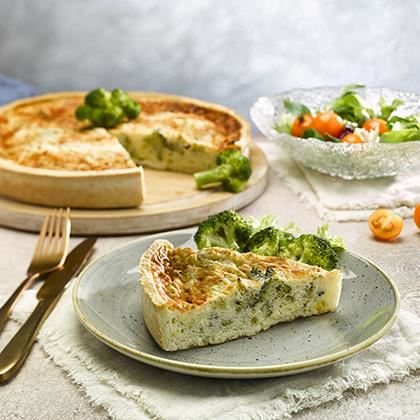 Crimp & Pring Cheese and Broccoli Quiche 11 Inch (Case of 1)