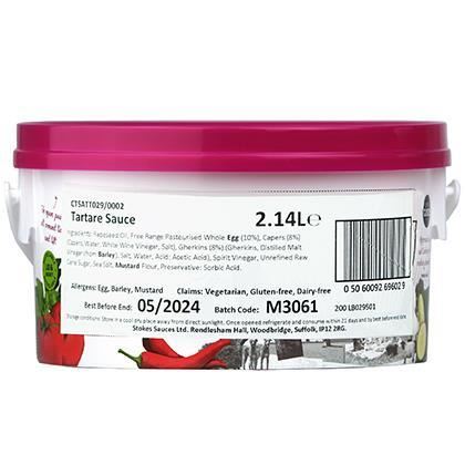 Stokes Tartare Sauce Limited Shelf Life (Case of 1)