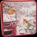 GRANDMA WILD'S Assorted Biscuits in Embossed Robins & Post Box Tin 160g