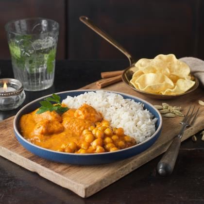 Simply Worldfoods Chicken Tikka Masala with Channa Dhal & Rice (Case of 12)