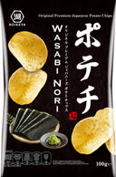 KOIKEYA Potato Crisps - Wasabi Nori 100g (Case of 12)