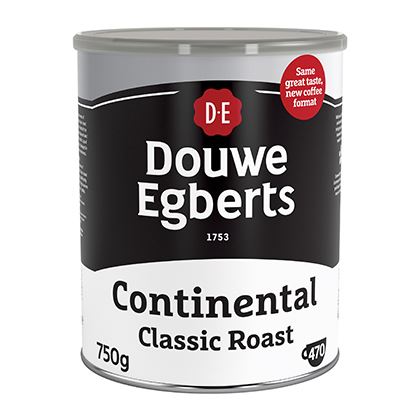 Douwe Egberts Continental Rich Roast Instant Coffee Tin