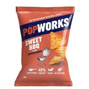 Popworks Sweet BBQ Popped Crisps Snacks (Case of 18)