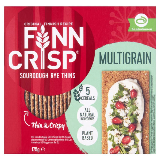 FINN CRISP Multigrain Sourdough Rye Thins 175g - 1 Case