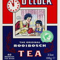 ELEVEN O'CLOCK The Original Rooibosch (Redbush) Tea - 40 Teabags 100g - 1 Case