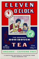 ELEVEN O'CLOCK The Original Rooibosch (Redbush) Tea - 40 Teabags 100g (Case of 4)