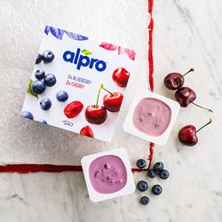 Alpro Blueberry & Cherry Soya Yoghurt