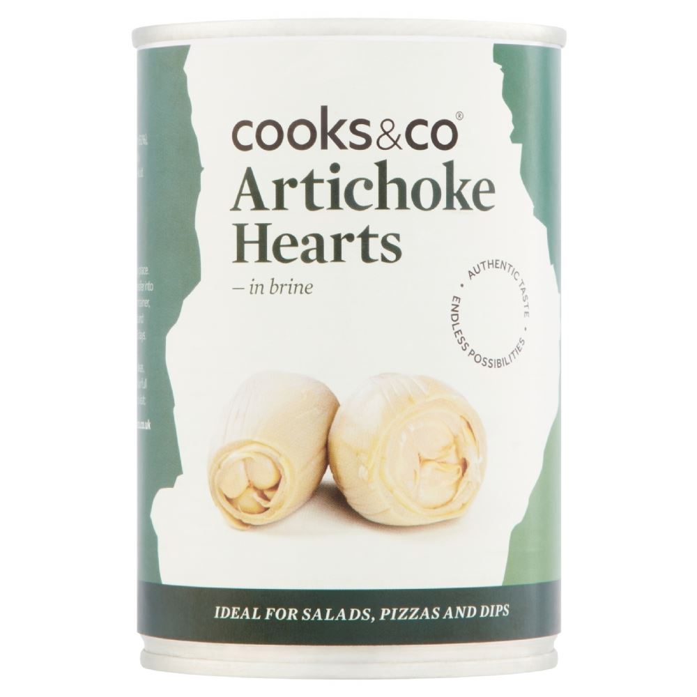 COOKS & CO. Artichoke Hearts in Brine 390g - 1 Case