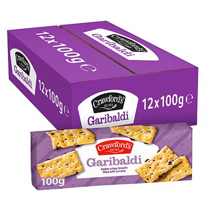 Crawford's Garibaldi Biscuits 100g (Case of 12)