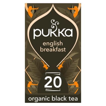 Pukka Tea English Breakfast Enveloped Tea Bags (Case of 4)