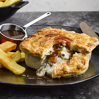 Premium Selection British Chicken Mushroom & Leek Pie (Case of 12)