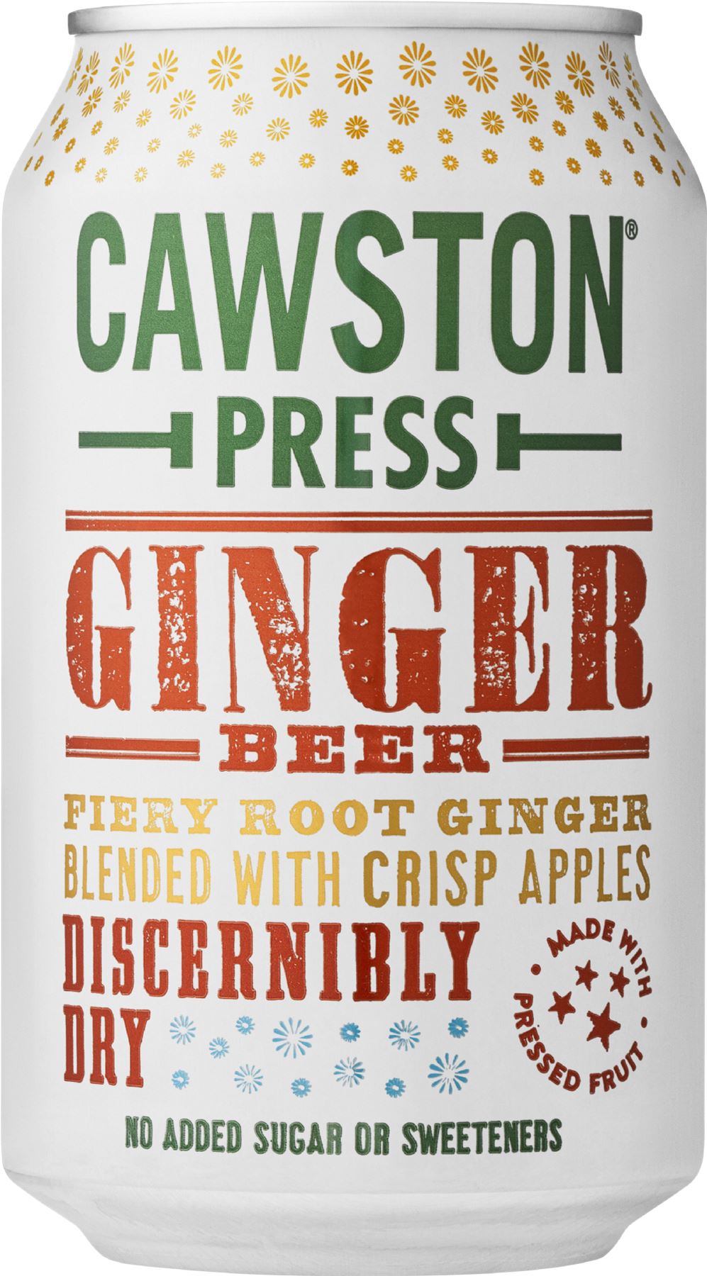 CAWSTON PRESS Sparkling Ginger Beer Can 330ml - 1 Case