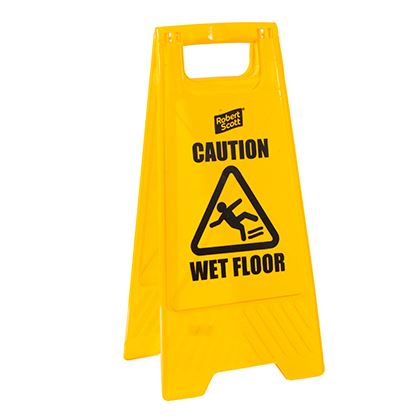 A Wet Floor Sign