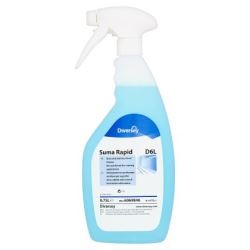 Suma Rapid D6 Glass Cleaner (Case of 6)
