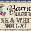 BARNEY JACK'S Pink & White Nougat Bar 110g