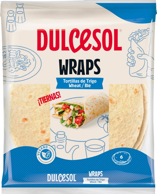 DULCESOL 6 Tortilla Wraps 360g - 1 Case