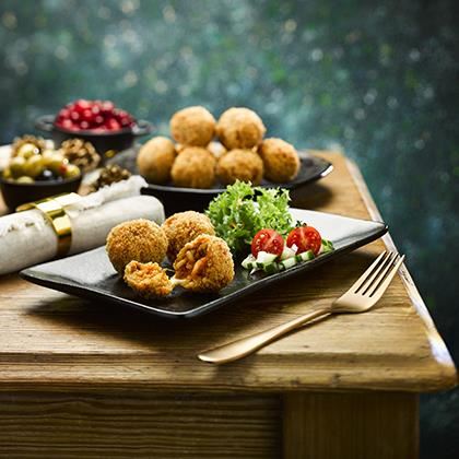 Italian Spicy Sausage and Mozzarella Arancini