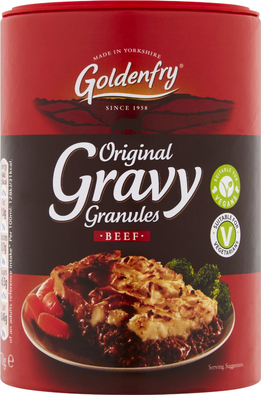 GOLDENFRY Original Gravy Granules - Beef 170g - 1 Case