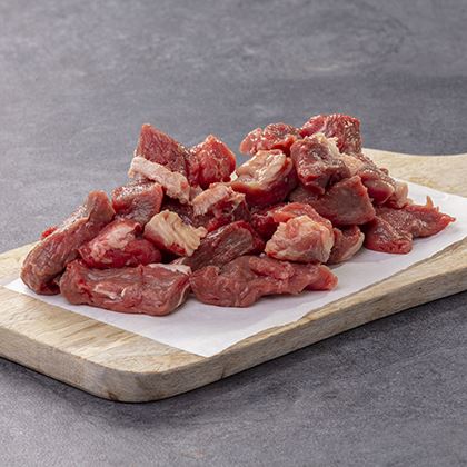 Red Tractor Diced Beef Chuck Halal - Order by 2pm Mon-Fri for next delivery day (Case of 1)