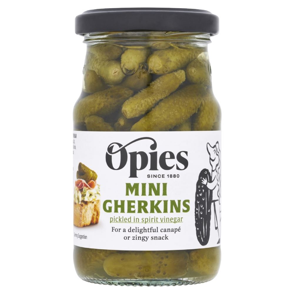 OPIES Mini Gherkins 227g - 1 Case