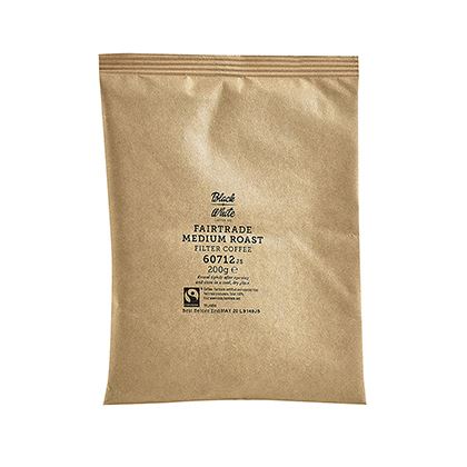 Black + White Coffee Co. Fairtrade Medium Roast Bulk Brew Coffee (Case of 30)