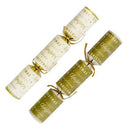 10" Standard Cream & Gold Script Cracker