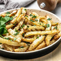Prepared Parsnip Quartered