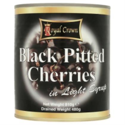 Caterers Pride Dark Pitted Cherries in Light Syrup (Case of 6)