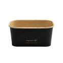 Black Rectangular Container 34oz