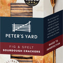 PETER'S YARD Fig & Spelt Sourdough Crackers 100g
