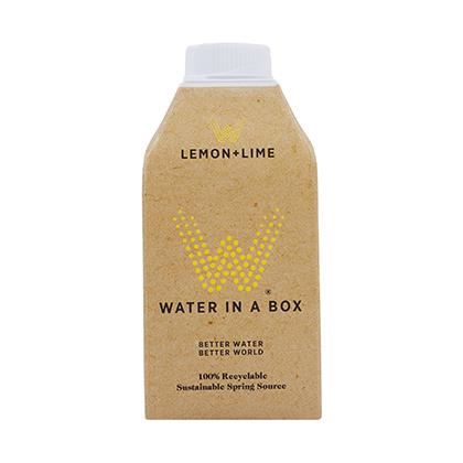 Water in a Box Lemon & Lime Spring Water