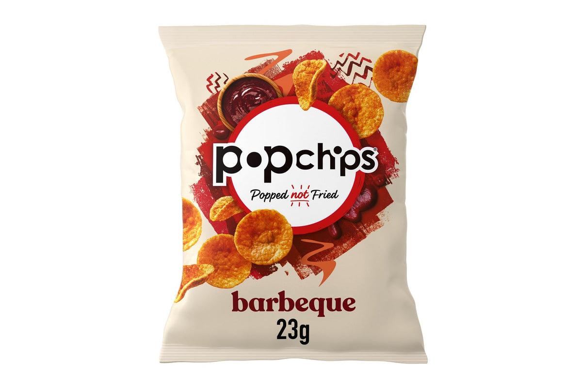 Popchips Barbeque Crisps 23g (Case of 34)