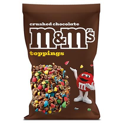 Crushed Chocolate M&M's Topping (Case of 10)