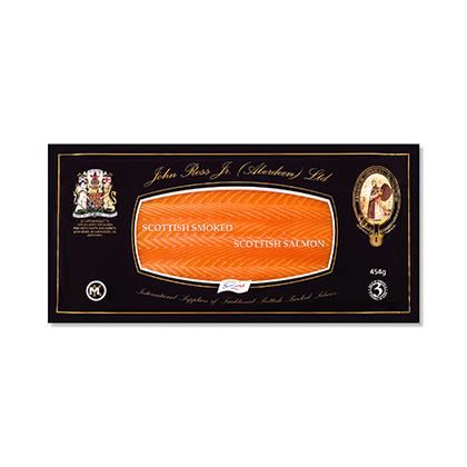 John Ross Scottish Smoked Salmon D-Cut