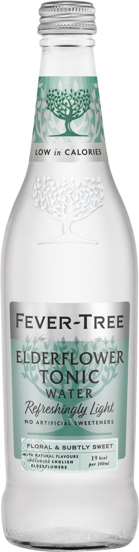 FEVER-TREE Refreshingly Light Elderflower Tonic Water 500ml - 1 Case