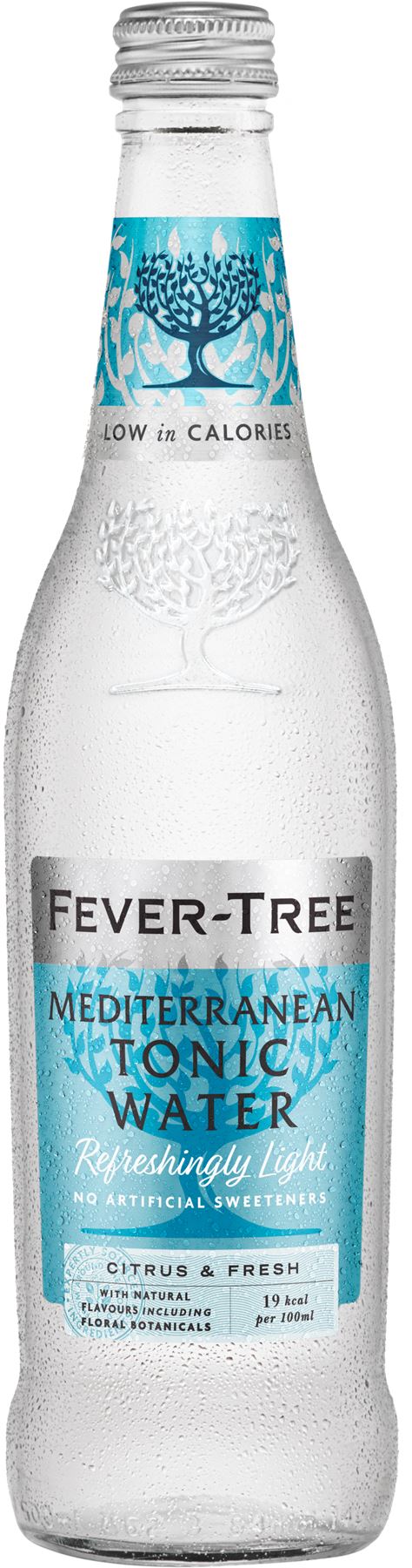 FEVER-TREE Refreshingly Light Mediterranean Tonic Water 500ml - 1 Case