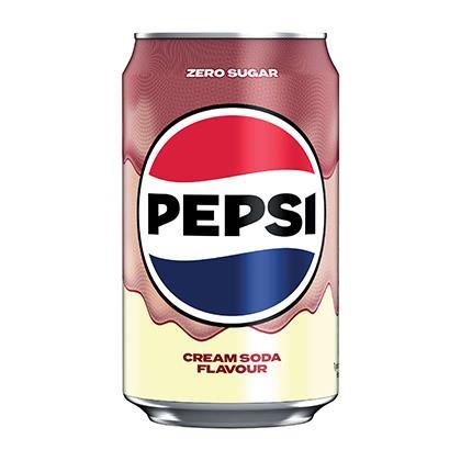 Pepsi Cream Soda Zero Sugar Can (Case of 24)