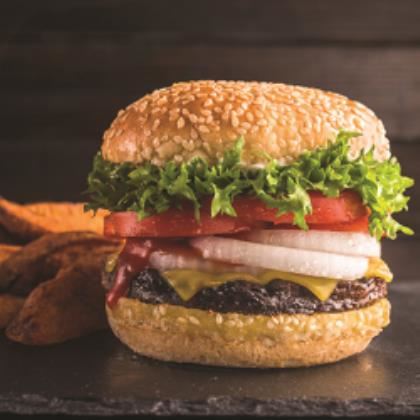 Miami Burger Classic Vegan Burger.